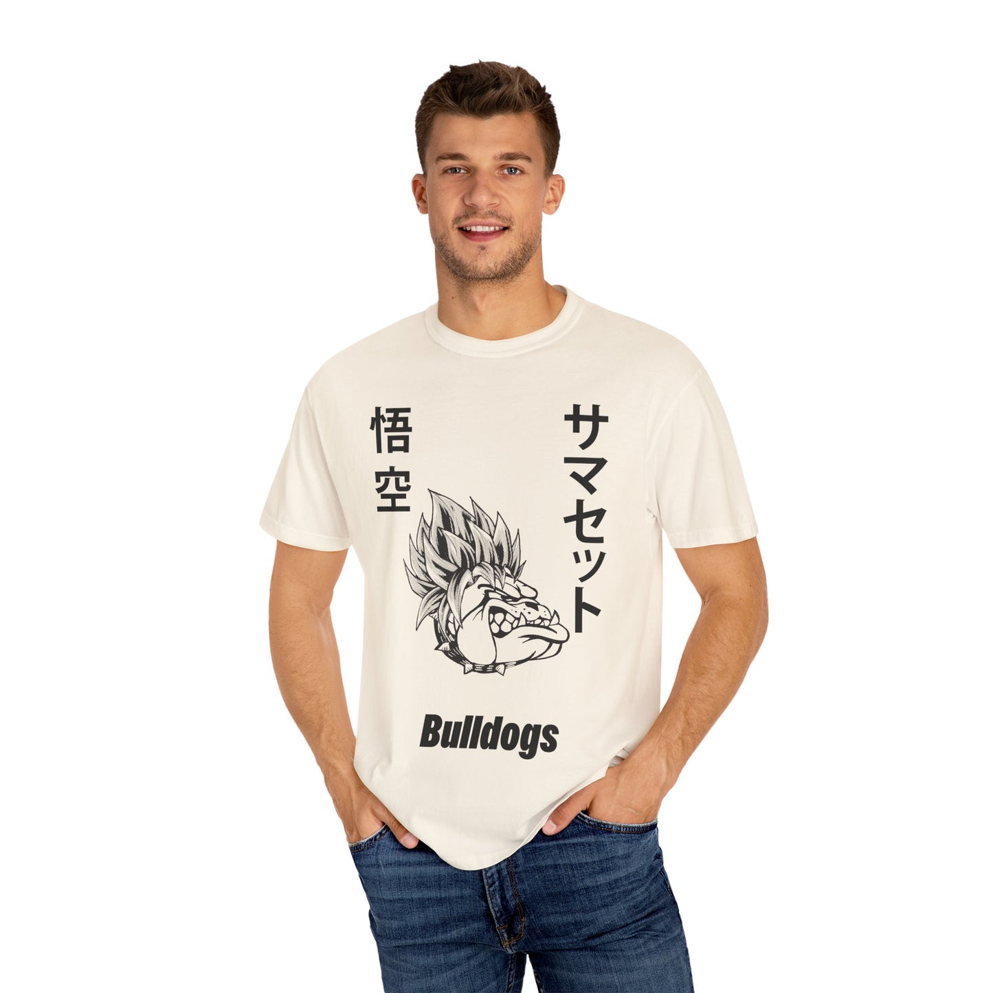 Spirit T-Shirt - Super Saiyan Blue Bulldog School Mascot