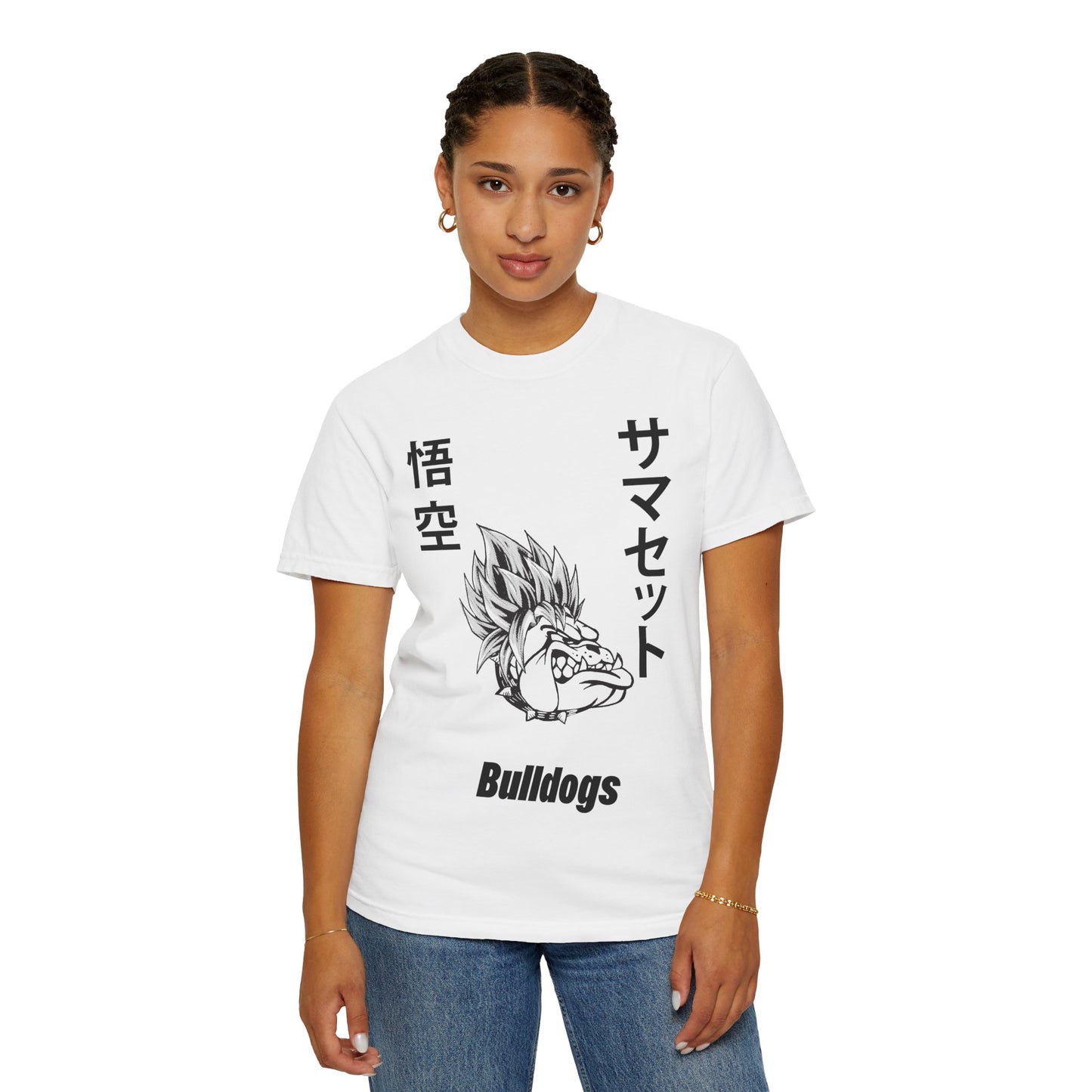 Spirit T-Shirt - Super Saiyan Blue Bulldog School Mascot