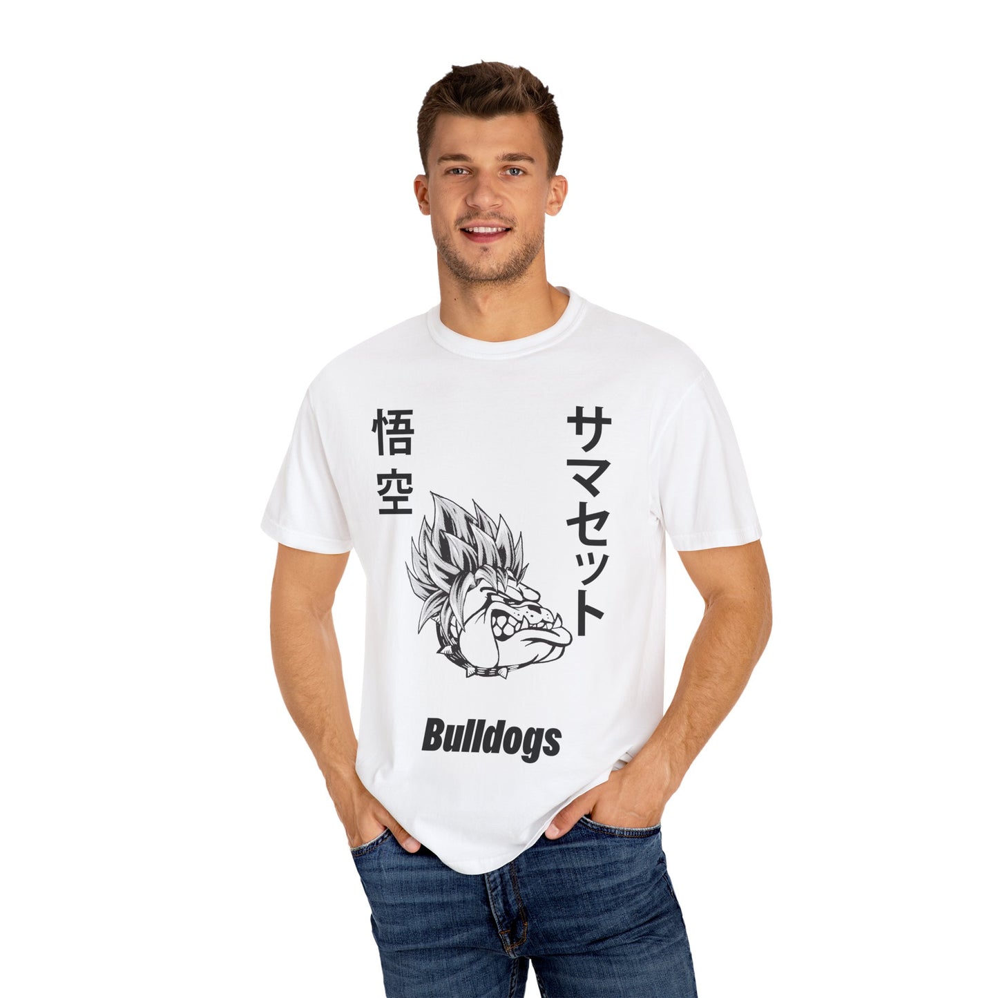 Spirit T-Shirt - Super Saiyan Blue Bulldog School Mascot