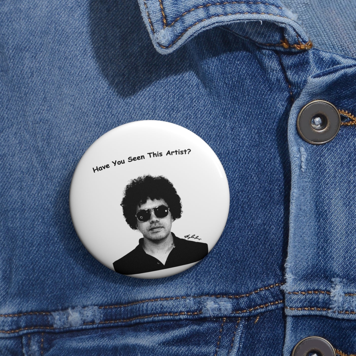 Artist Tribute Pin Button