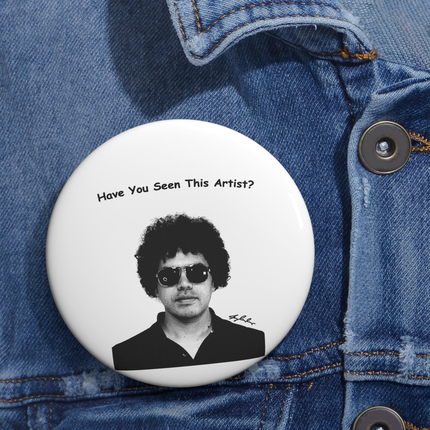 Artist Tribute Pin Button