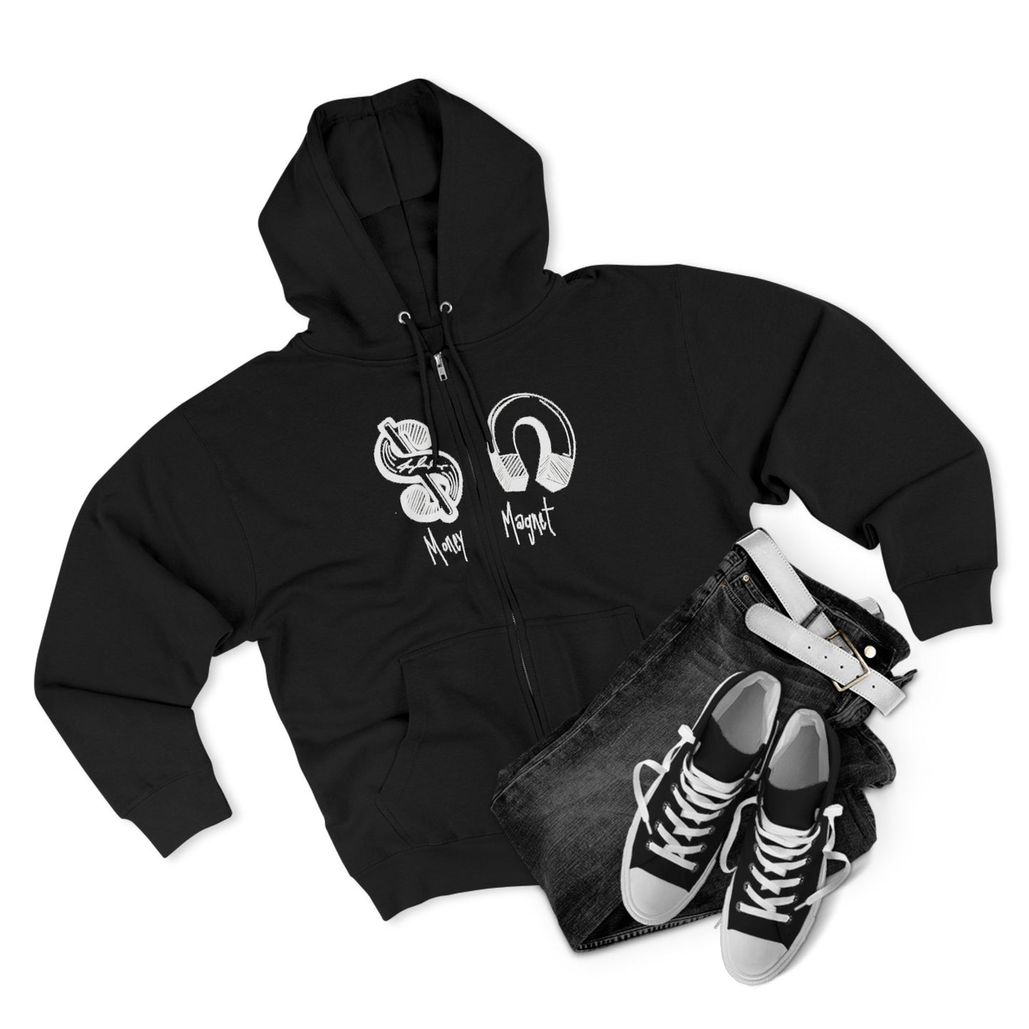 Money Magnet Zip Hoodie