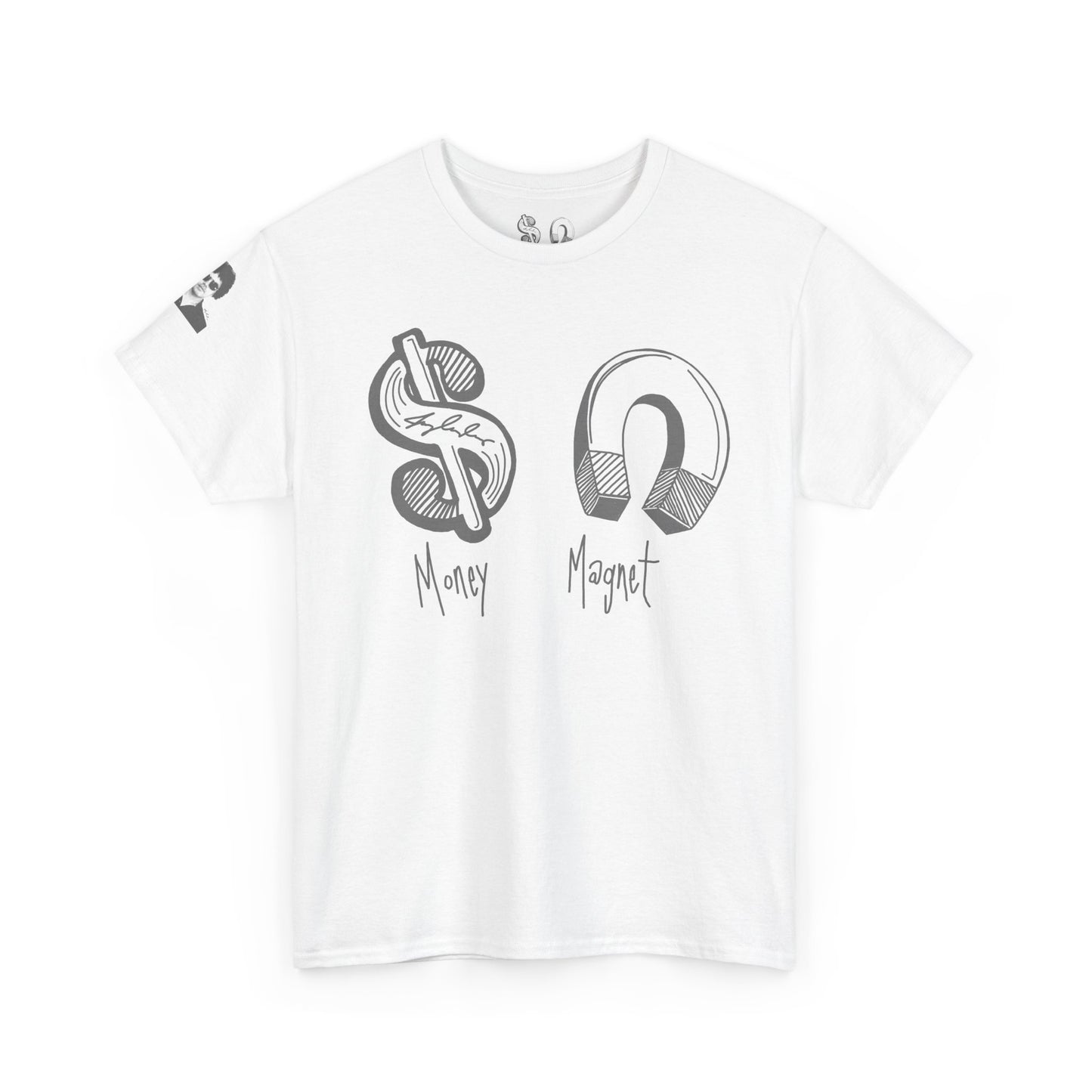 Money Magnet with Portrait Heavy Cotton Tee
