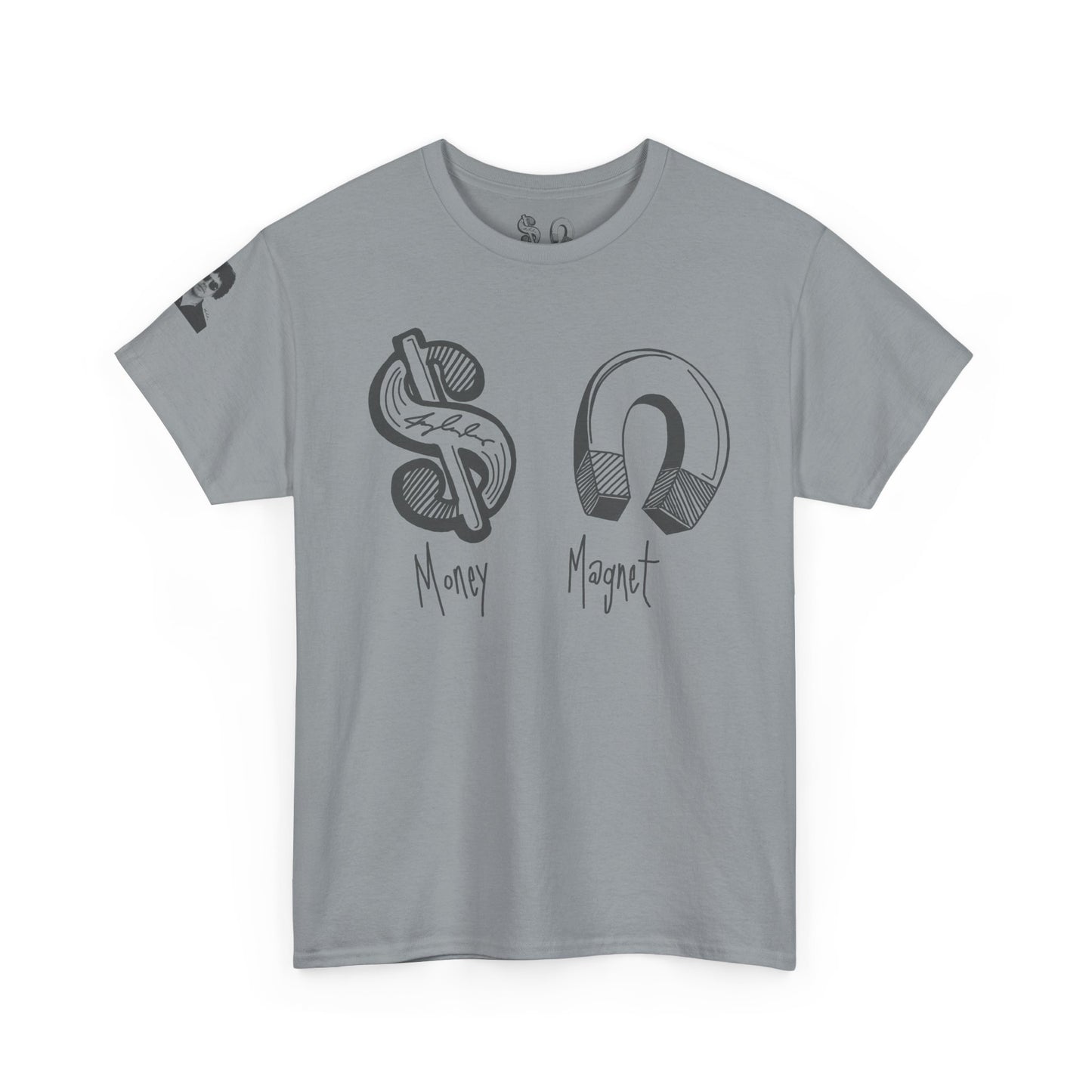 Money Magnet with Portrait Heavy Cotton Tee