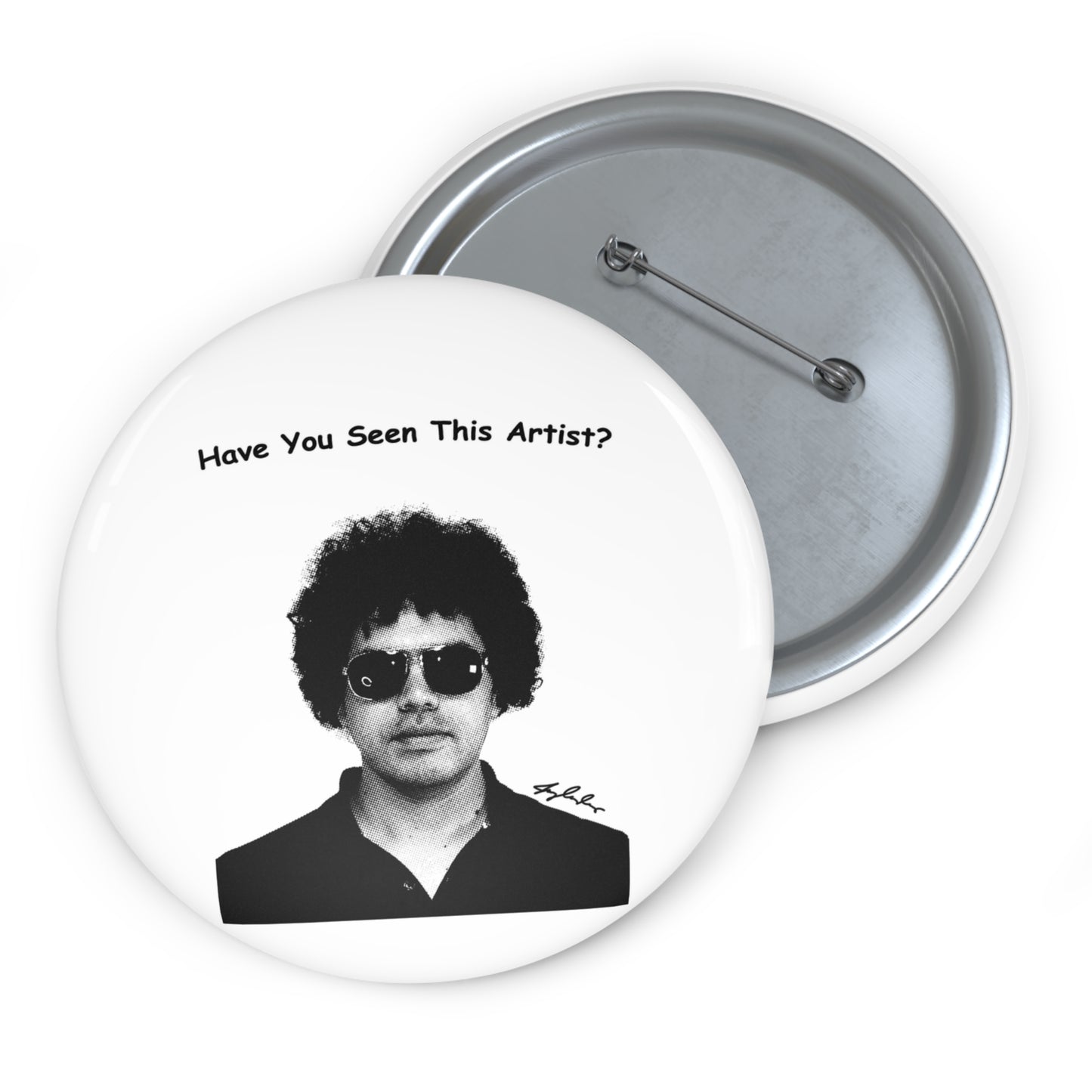 Artist Tribute Pin Button