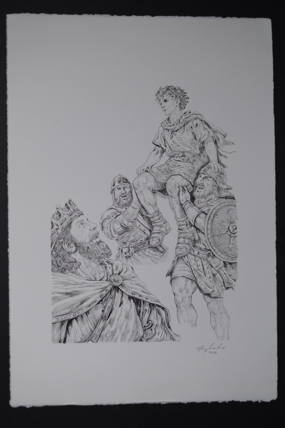 Jeremy Cardenas — King Saul Celebrates David Defeating Goliath